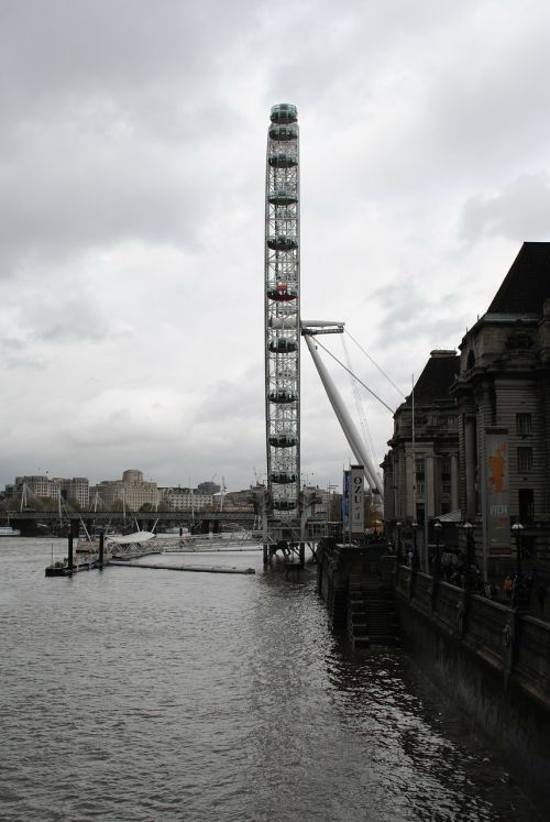 Londonas, Londono Akis, Anglija, Ferris Ratas, Vaizdas, Karuselė
