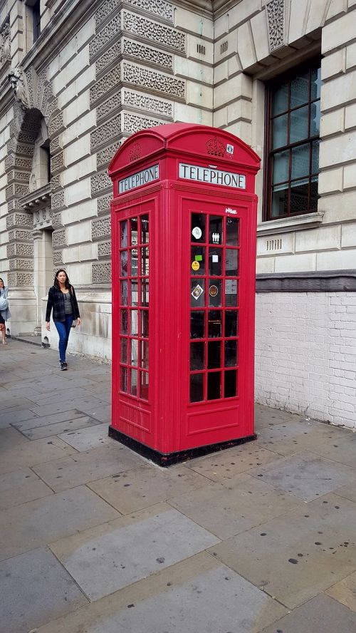 Londonas,  Raudona,  Telefono Budele,  Telefonas,  Be Honoraro Mokesčio