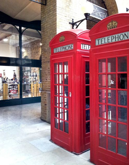 Londonas, Kajutės, Telefonas, Raudona
