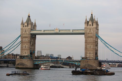 Londonas,  Londono Tiltas,  Anglija,  Žymus Objektas,  Jungtinė Karalystė,  Tiltas,  Vandens,  Miestas,  Uk,  Europa