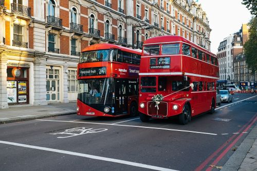 Londonas, Autobusas, Dviaukštis, Kelias, Istorija, Gatvės Scenos, Eismas