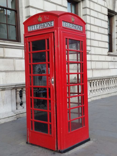 Londonas,  Telefono Budele,  Raudona,  Tradicinis,  Britanija,  Vintage