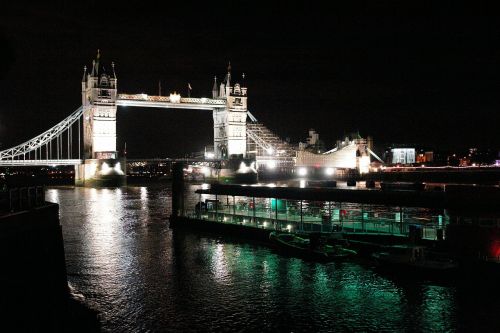 Londono Tiltas, Naktis Londonas, Naktinis Vaizdas, Londonas, Bokšto Tiltas