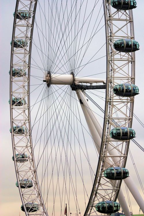 Londono Akis, Ferris Ratas, Didelis Ratas, Stebėjimo Ratas, Anglija, Turistai, Turistų Atrakcijos