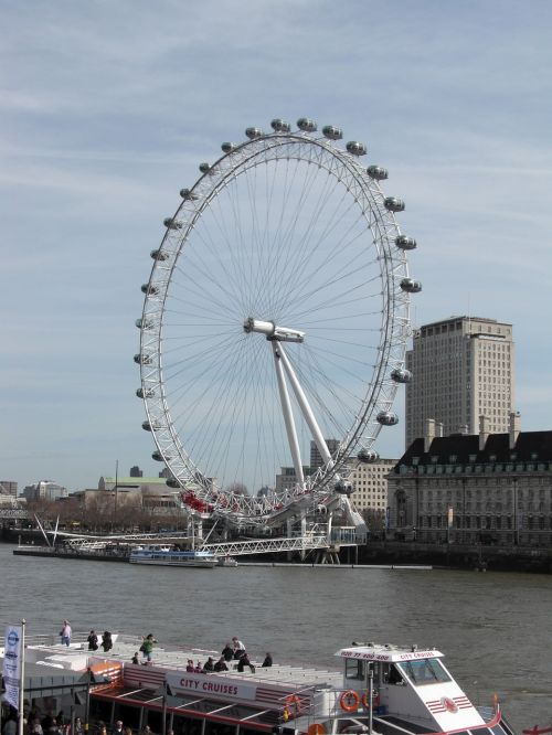 Londono Akis, Ferris Ratas, Londonas, Anglija, Jungtinė Karalystė, Temzės Upė