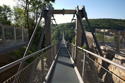 Ilgiausias Pėsčiųjų Pakabos Tiltas, Rappbodetalsperre, Derva