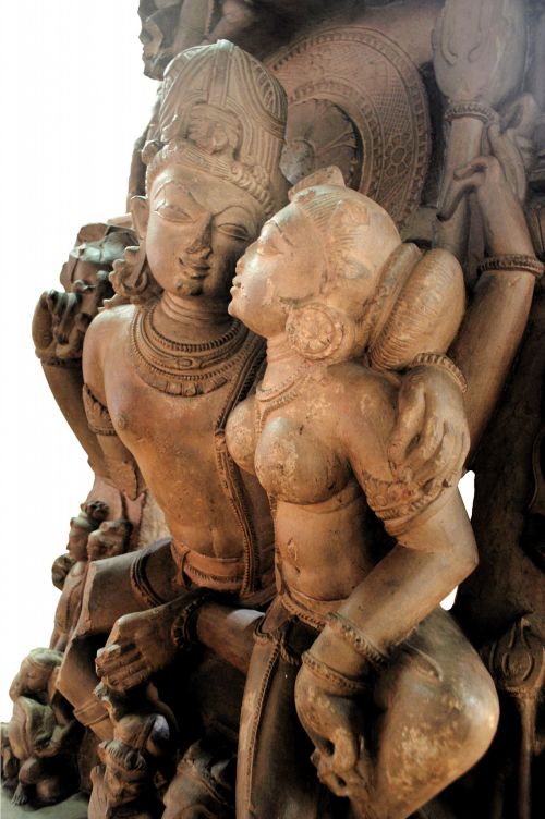 Senovės,  Vishnu,  Statula,  Kultūra,  Menas,  Indija,  Valdas Višnu Ir Jo Draugas