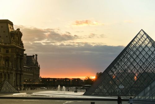Lova, Piramidė, Paris, Architektūra, Turizmas, Orientyras