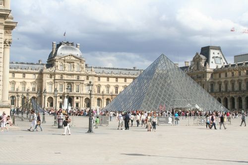 Lova, Paris, Piramidė, Stiklo Piramidė, Muziejus, France, Architektūra, Parkas, Pilis