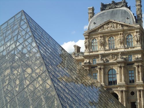 Luvro Muziejus, Paris, France, Europa, Turizmas, Architektūra