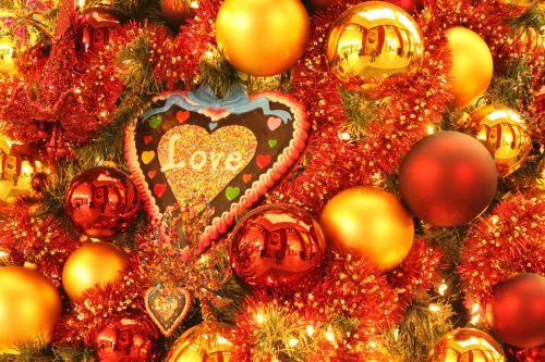 Meilė, Kalėdos, Kalėdų Laikas, Širdis, Eglė, Kalėdų Motyvas