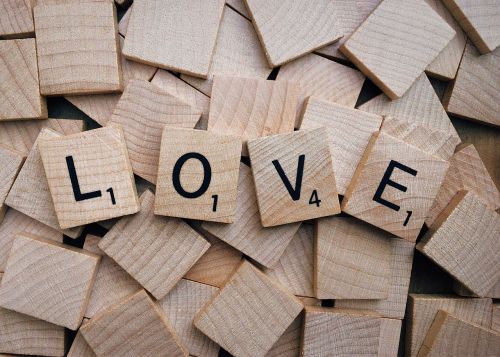 Meilė, Scrabble, Žodis, Emocija