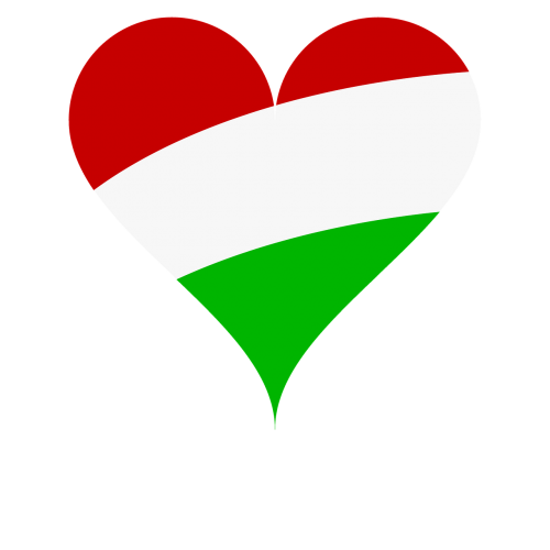 Meilė, Širdis, Vėliava, Vengrija