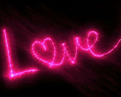 Meilė, Širdis, Rožinis, Neonas, Romantika, Romantiškas, Valentine, Valentino Diena