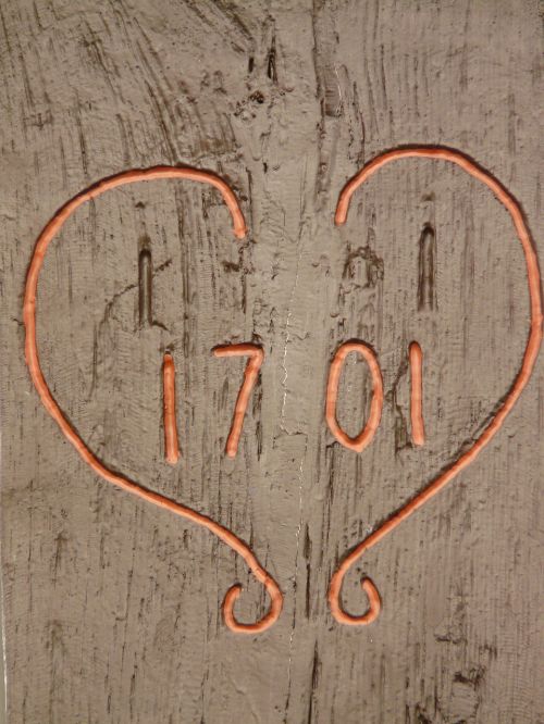 Meilė, Širdis, Romantika, Senas, 1701