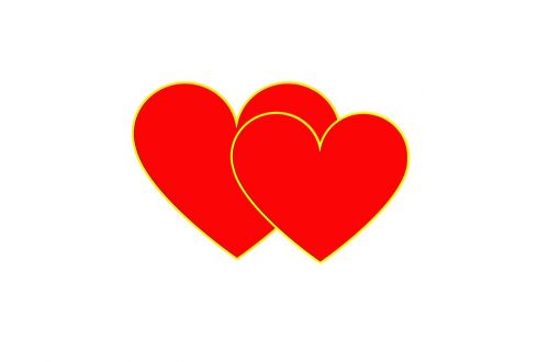 Meilė, Širdis, Jausmas, Laimė, Valentino Diena, Romantizmas, Įsimylėti, Raudona, Amžina Meilė, Simboliai, Amžinybė, Įsimylėjimas, Spalvinga Širdis, Brangioji, Romantiškas, Baltas Fonas, Vasario 14 D ., Balta