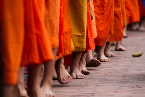 Luang Prabang, Lao, Luang, Prabang, Asija, Kelionė, Tradicinis, Šventykla, Budizmas, Tradicija, Kultūra, Buda, Religija