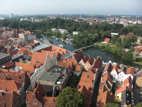 Lübeck, Senamiestis, Liaudies Lygos, Hanzos Miestas, Viduramžiai, Centro