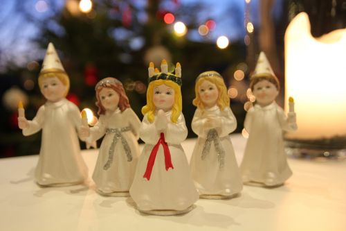 Lucia, Lucia Procesija, Kalėdos, Kalėdiniai Dekoracijos, Lucia Festivalis, Lucia Šventė