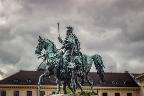 Ludwig I,  Bavarija,  Munich,  Menas,  Statula,  Skulptūra,  Istorija,  Be Honoraro Mokesčio