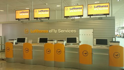 Lufthansa, Pervedimas, Jungiklis, Architektūra, Oro Uostas, Tarptautinis, Pastatas, Oro Linijų Bendrovės