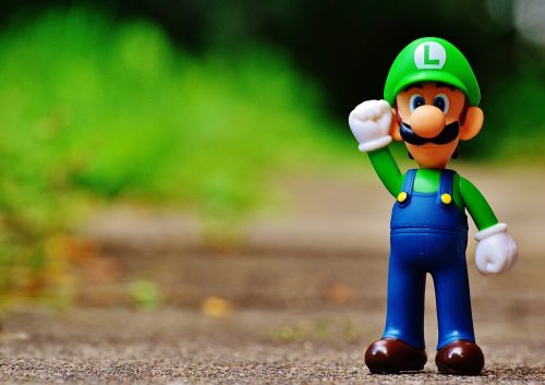 Luigi, Figūra, Žaisti, Nintendo, Super, Retro, Klasikinis, Kompiuterinis Žaidimas, Charakteris, Animacinis Filmas, Video, Žaidimų Konsolė, Laimingas, Video Žaidimas, Super Mario Bros, Marios