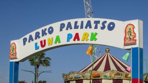 Luna Park, Pramogų Parkas, Spalvinga, Ženklas, Pramogos, Pritraukimas, Poilsis, Kipras, Ayia Napa