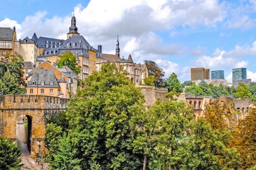 Liuksemburgas, Ville Haute, Miestas, Architektūra, Miesto Panorama, Istorinis, Europa, Panorama