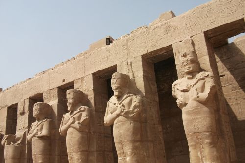 Luxor, Šventykla, Egiptas, Faraonai, Šventyklos Kompleksas, Statula, Biustas, Pharaonic