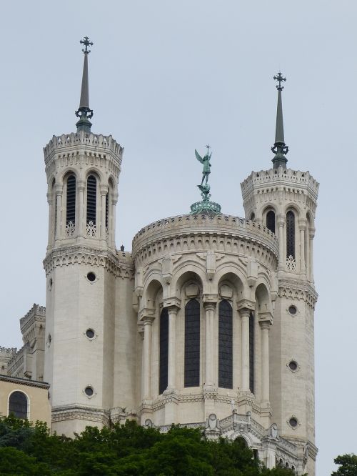 Lyon, France, Senamiestis, Bazilika, Katedra, Architektūra, Bažnyčia, Religija, Bokštas