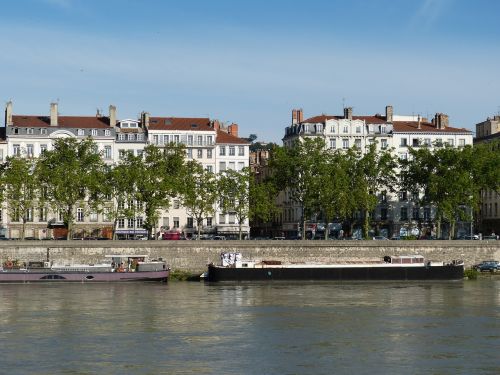 Lyon, Rhône, Upė, Senamiestis, Miestas, Vaizdas, France, Architektūra, Miesto Panorama