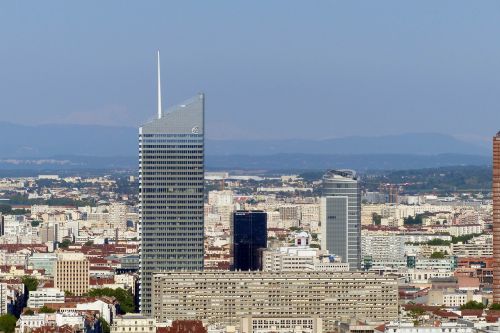 Lyon, Dangoraižis, Bokštas, Doryba, Pastatas, Miesto Centras, Panorama