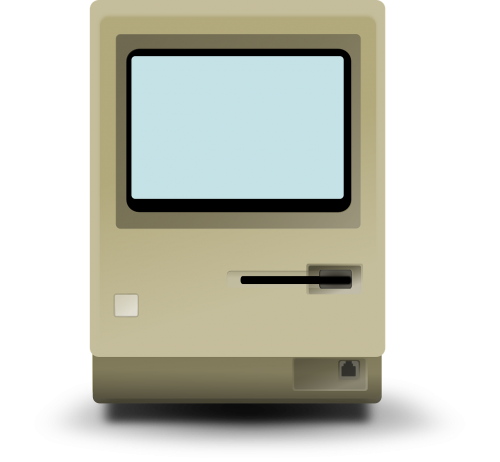 Mac, Macintosh, Kompiuteris, Nemokama Vektorinė Grafika