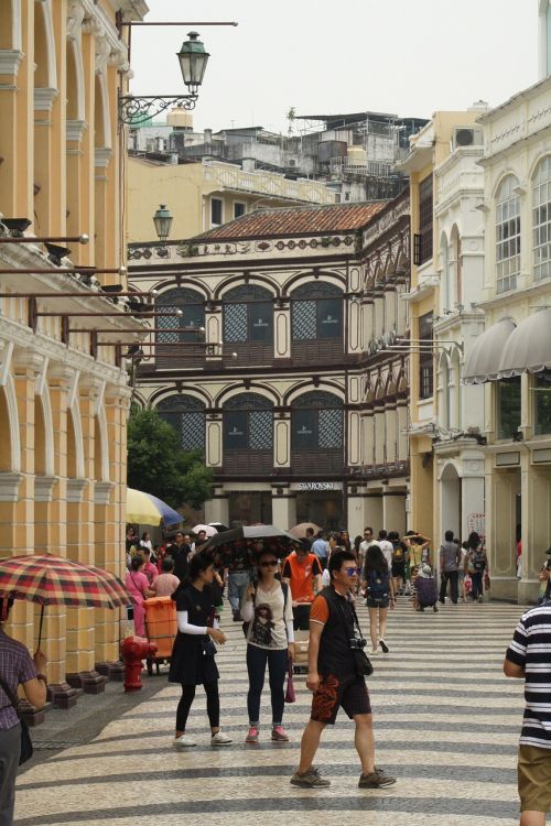 Macau, Pėsčiųjų, Architektūra, Orientyras