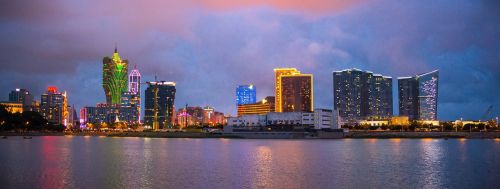 Macau, Macau Naktis, Naktinis Vaizdas, Atspindys, Miestas
