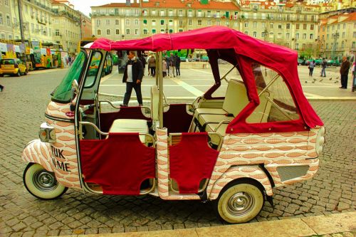 Mašina,  Turizmas,  Portugal,  Lisbonas,  Turistinis Automobilis,  Taksi