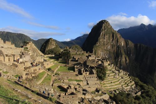 Maču Pikču, Inca, Griuvėsiai, Andes, Wayna Picchu, Kalnai, Saulėtekis, Kalnų Viršūnė, Kraštovaizdis, Kalnuose