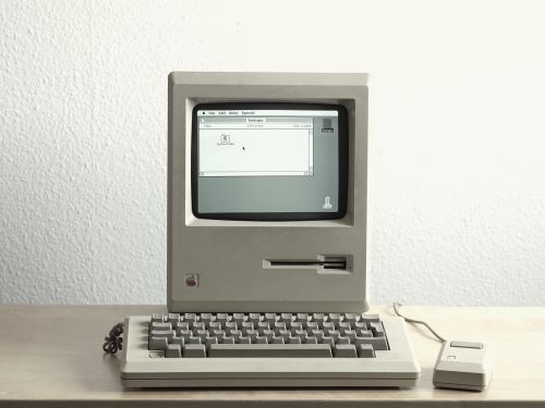 Macintosh, Kompiuteris, Technologija, Senoji Mokykla, Vintage, Retro, Pelė