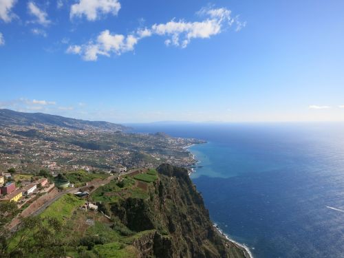 Madeira, Aukščiausia Steilküste Europe, Jūra, Panorama