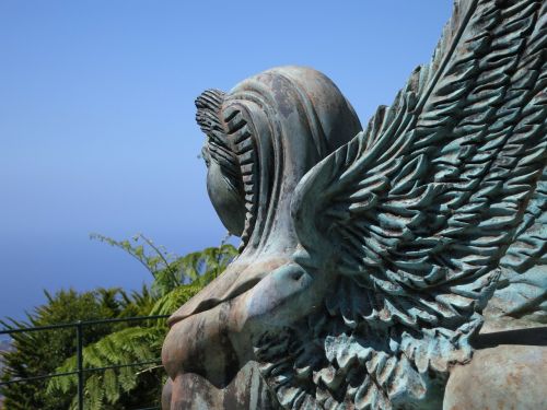 Madeira, Sala, Jūra, Statula, Angelas, Figūra, Skulptūra