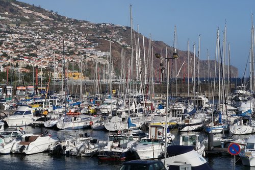 Madeira,  Uostas,  Jachta,  Marina,  Jūra,  Vanduo