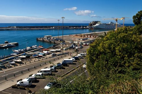 Madeira, Uostas, Funchal, Laivai