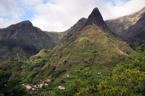 Madeira, Vulkaninis, Žalias, Dėžė, Laukas, Gamta, Sala, Medžiai, Augalai, Kraštovaizdis, Kalnai