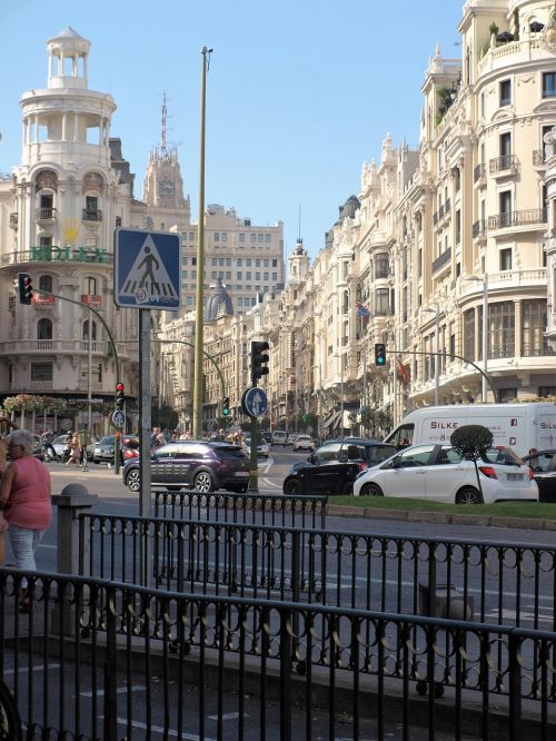 Madride, Miestas, Vaizdas, Ispanija, Kelias