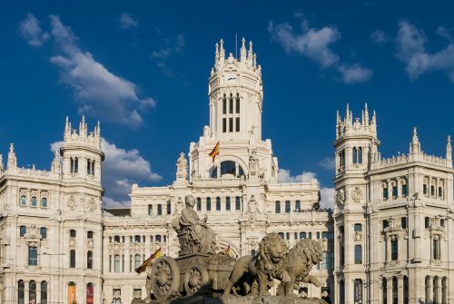 Madride, Pastatas, Architektūra, Fonas, Miesto, Kapitalas, Statyba, Miestas