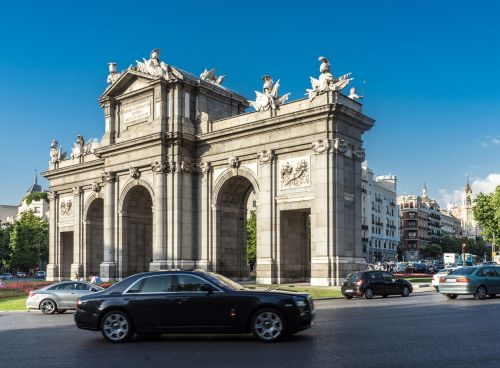Madride, Bentley, Durys, Paminklas, Architektūra, Fasadas, Įvestis, Skulptūra, Statula