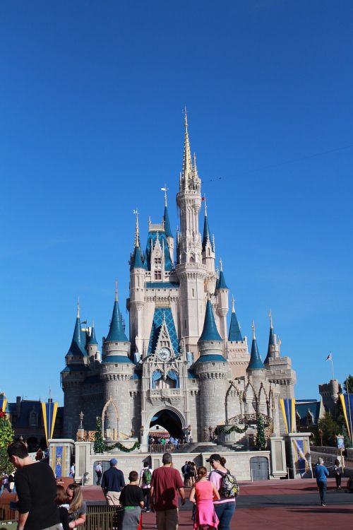 Magiška Karalystė, Disney, Orlando, Teminis Parkas, Pilis, Disnėjaus Pasaulis, Florida