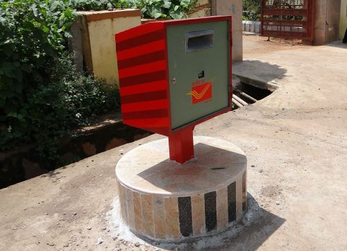 Pašto Dėžutę, Indija, Pašto Dėžutė, Pašto Dėžutės, Dharwad, Pranešimas, Karnataka