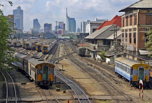 Pagrindinė Geležinkelio Stotis, Geležinkelis, Bangkokas
