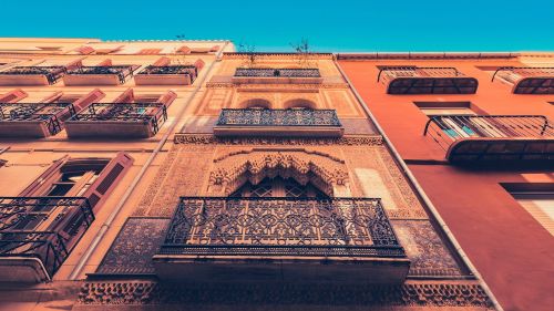Malaga, Namas, Andalūzija, Architektūra, Pastatas, Tradicinis